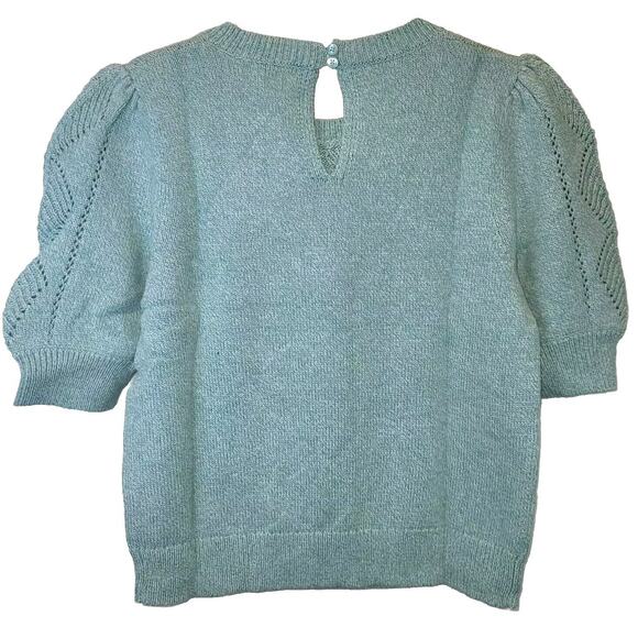 Sundance Aqua Crew Neck Sweater - Picture 2 of 9